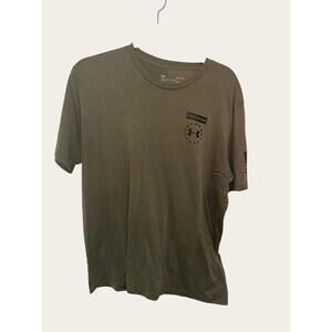 ❤️Under Armour Freedom Eagle Tee Olive Green Size Large